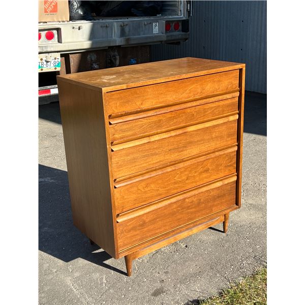 Gibbard Mid Century Tallboy Dresser - shows use/wear Approx: 38x20 & 43.5"T see all photos