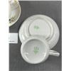 Image 2 : Hungarian 14 Pce Tea Set "Holohaza" - Tea Pot w/ Lid, Sugar w/Lid & Creamer Plus 5 Cups & Saucers