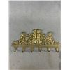 Image 2 : Gold Framed Decorative Picture Frame w/ Bevelled Glass (16" x 10.5") & 9" L Cherubs Brass Key Holder