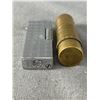 Image 2 : Vintage Brass Kasghie Bullet Lighter & Japanese Roll Gas Lighter