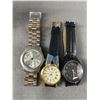 Image 2 : 4 Quartz Watches. 3 Working , 1 New Old Stock Needs Battery
