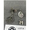 Image 2 : 6 Vintage Sterling Silver Charms