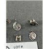 Image 3 : 6 Vintage Sterling Silver Charms