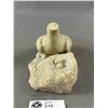 Image 2 : 1979 by Malle Bird & Nest Stone Carving 7.5 x 4.5 "H
