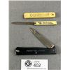 Image 2 : 2 Vintage Advertising Pocket Knives