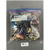 Image 2 : Large Bag of Misellaneous Costume Jewelry Parts, Beads Etc