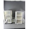 Image 2 : 2 - Sterlite 3 Drawer Storage Units. 1 Has Wheels. Approx. 24.5" H x 15" x 13" NO SHIPPING'