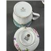 Image 8 : Nice China Lot. Royal Crown Derby " Mikado" 4 Plates, 1 Bread & Butter 1 Cup & Saucer. + 2 Royal Alb