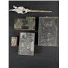 Image 1 : Lot of Vintage Printing Blocks and Wizard Letter Opener