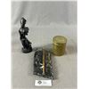 Image 1 : Vintage Tiki Lot w/ Brass Canister