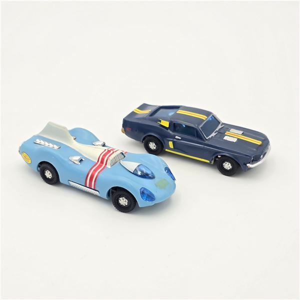 Ideal Mini Motorific Slot Car Pair