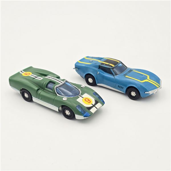 Ideal Mini Motorific Slot Car Pair