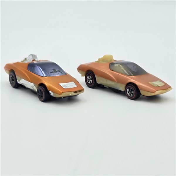 Sizzlers Hot Head Slot Car Pair