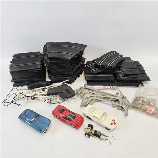 Assorted Slot Track and Cars