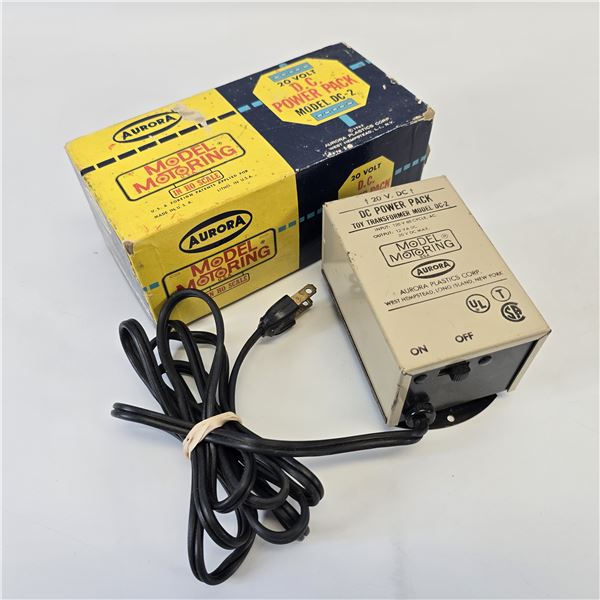 Aurora Model Motoring Power Supply lot of 2