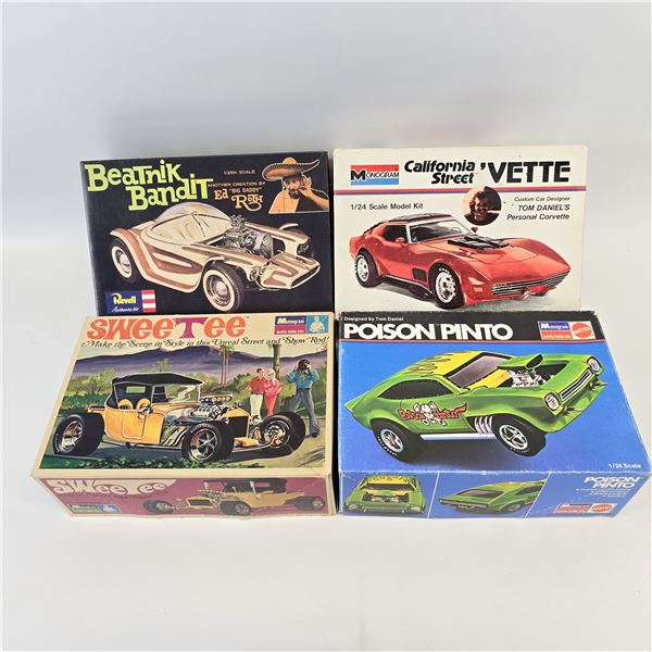 Model Car Kit Lot of (4)