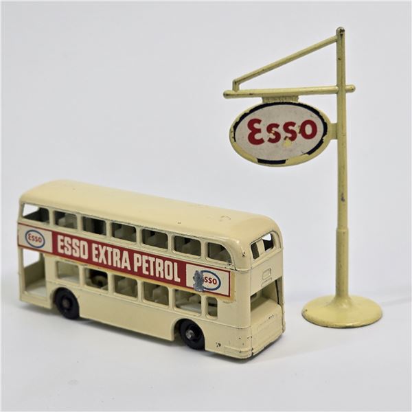 Lesney Esso sign & Bus