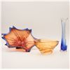 Image 1 : Hand-pulled Art Glass x 4