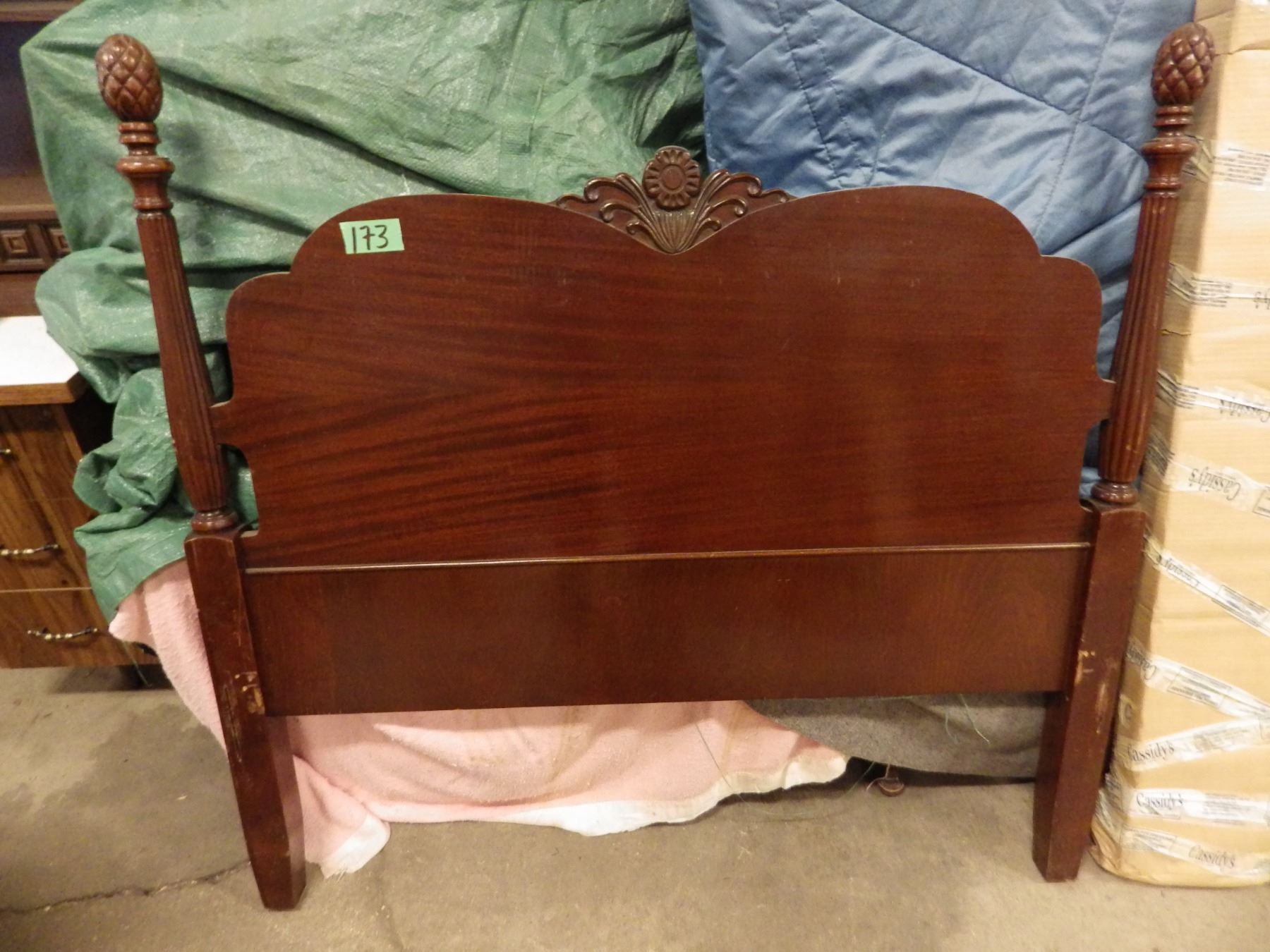 vintage Wood bed frame