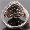 Image 4 : STERLING SILVER DIAMOND LADIES RING