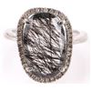 Image 1 : RUTILATED QUARTZ STERLING SILVER LADIES RING