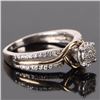 Image 3 : 10K YELLOW & WHITE GOLD DIAMOND LADIES RING
