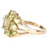 Image 2 : 14K YELLOW GOLD GREEN PERIDOT LADIES RING