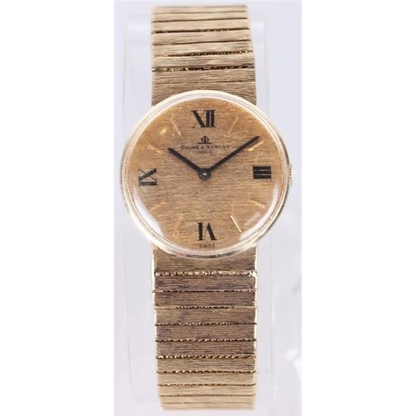 14K GOLD BAUME & MERCIER GEVEVE LADIES WATCH