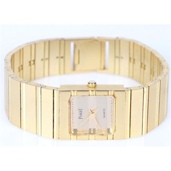 PIAGET WOMENS VINTAGE GOLD QUARTZ WATCH