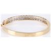 Image 3 : 0.90CTW DIAMOND 14K WHITE & YELLOW GOLD BRACELET