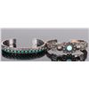 Image 1 : VINTAGE STERLING SOUTHWEST TURQUOISE BRACELETS