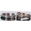 Image 5 : VINTAGE STERLING SOUTHWEST TURQUOISE BRACELETS