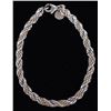Image 3 : TIFFANY & CO. ROPE BRACELET W/ 18K GOLD CHAIN WRAP