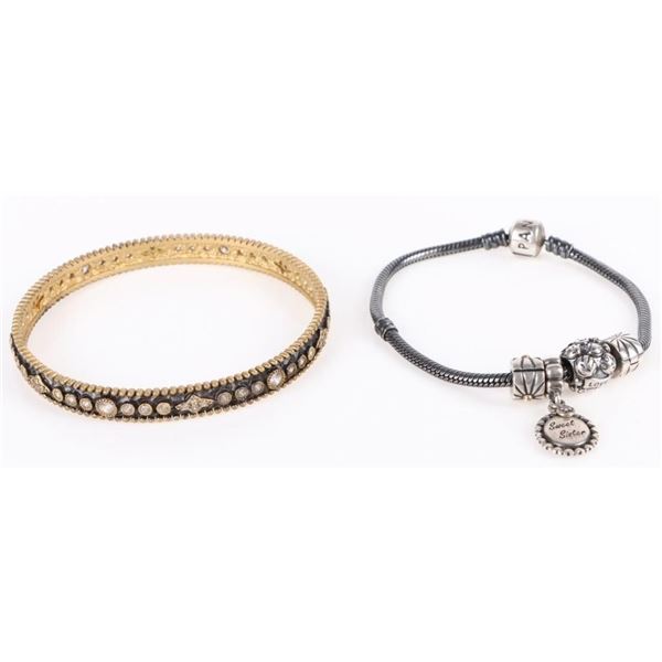 FREIDA ROTHMAN & PANDORA STERLING SILVER BRACELETS