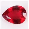 Image 1 : 31.0CT LARGE PEAR-CUT RED RUBY W/ GIE CERT