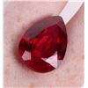 Image 4 : 31.0CT LARGE PEAR-CUT RED RUBY W/ GIE CERT