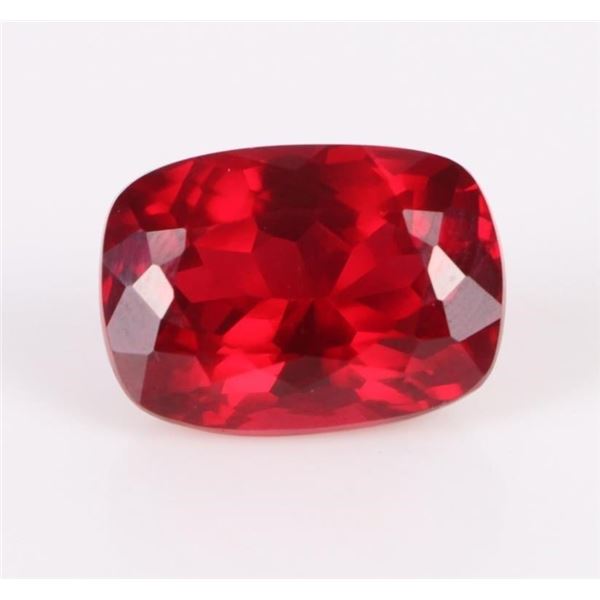 24.0CT LARGE CUSHION-CUT RED RUBY LOOSE GEMSTONE
