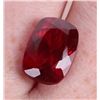 Image 4 : 24.0CT LARGE CUSHION-CUT RED RUBY LOOSE GEMSTONE