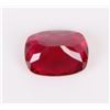 Image 3 : 19.5CT LARGE CUSHION-CUT RED RUBY LOOSE GEMSTONE