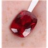 Image 4 : 19.5CT LARGE CUSHION-CUT RED RUBY LOOSE GEMSTONE