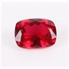 Image 1 : 20CT LARGE CUSHION-CUT RED RUBY LOOSE GEMSTONE