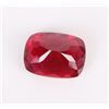 Image 3 : 20CT LARGE CUSHION-CUT RED RUBY LOOSE GEMSTONE