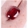 Image 4 : 20CT LARGE CUSHION-CUT RED RUBY LOOSE GEMSTONE