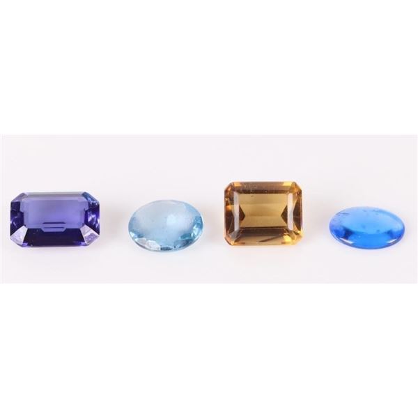 23.0CTW MULTICOLOR TOPAZ LOOSE GEMSTONES