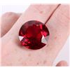 Image 1 : 43.35CT LOOSE ROUND CUT RED RUBY
