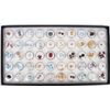 Image 1 : BEAUTIFUL ASSORTED GEMSTONES W/ TRAY - (50)