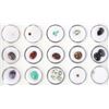 Image 4 : BEAUTIFUL ASSORTED GEMSTONES W/ TRAY - (50)