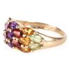 Image 5 : 14K YELLOW GOLD RAINBOW GEMSTONE MATCHING SET