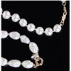 Image 3 : 10K YELLOW GOLD CLASPED WHITE PEARL NECKLACES