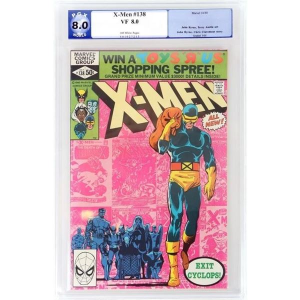 MARVEL X-MEN #138 PGX GRADE 8.0 VF OFF-WHITE PAGES